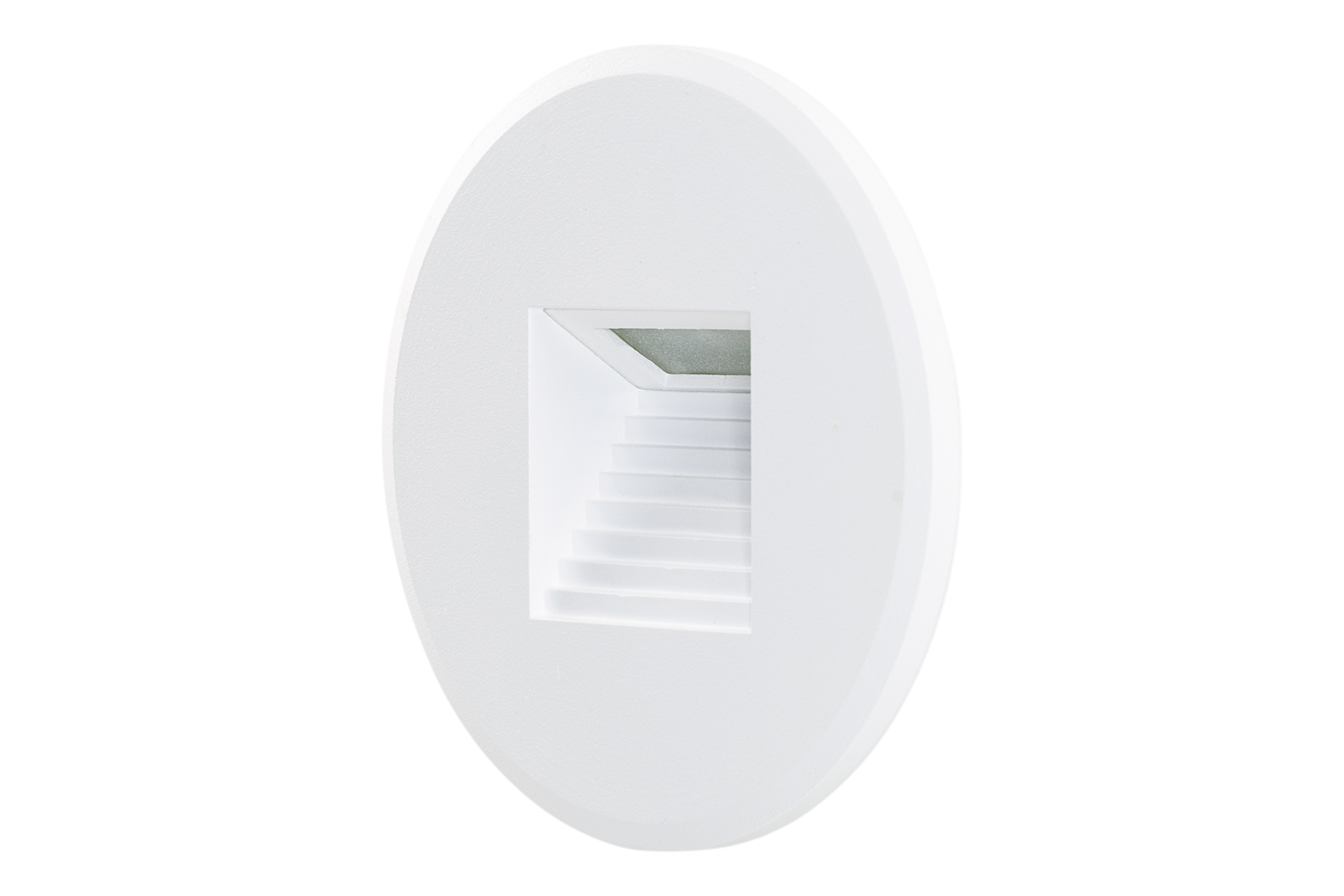 Treppenleuchte LUMA, rund, weiß