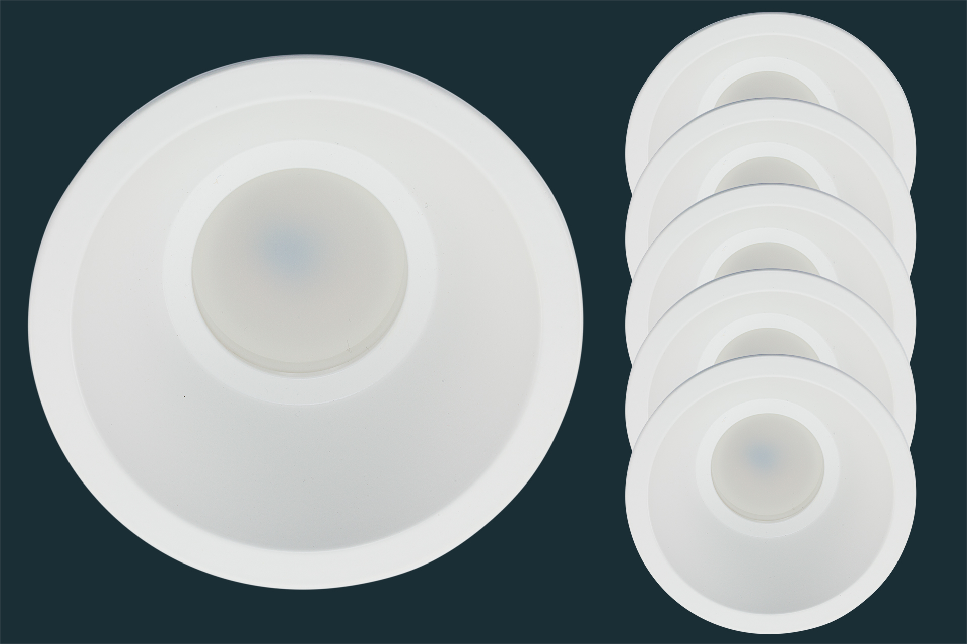 5er-set-led-einbaustrahler-cone-dim-120-blendfrei-weiss-881678 5er Set LED Einbaustrahler CONE DIM 120, blendfrei, weiß
