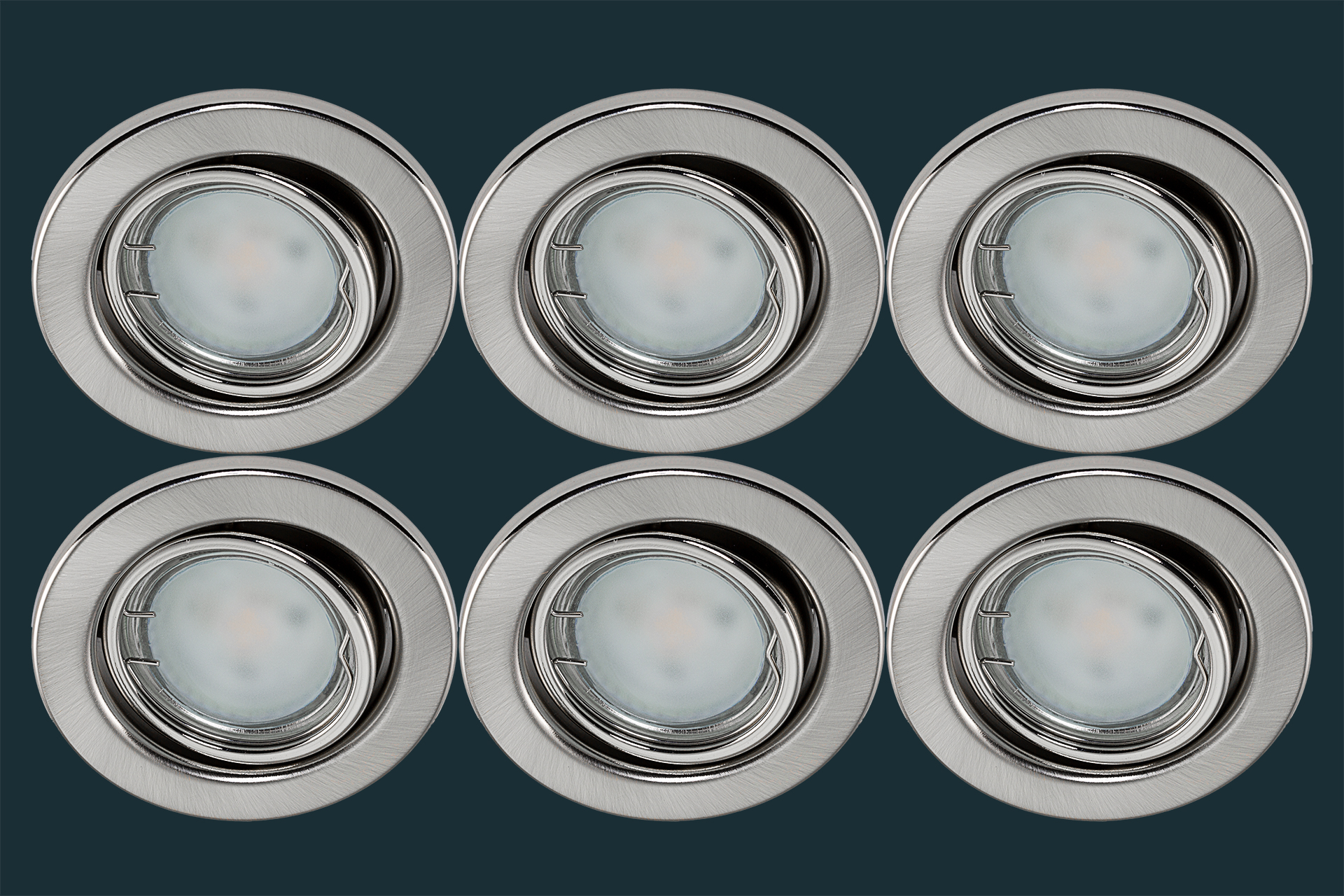 6er Set Osram LED Einbaustrahler, Star 120° 6er Set Osram LED Einbaustrahler, Star 120°