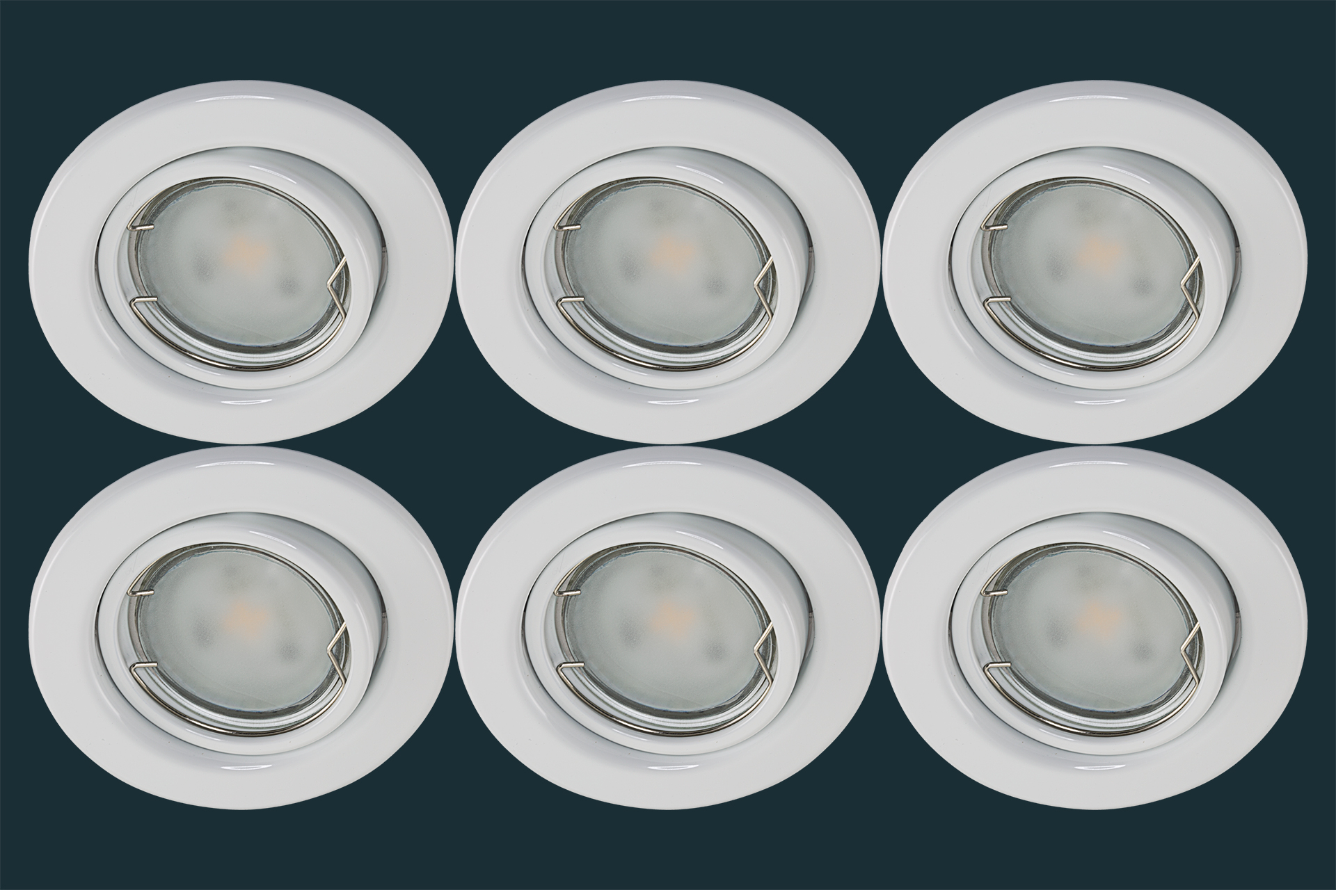 6er Set Osram LED Einbaustrahler, Star 120°