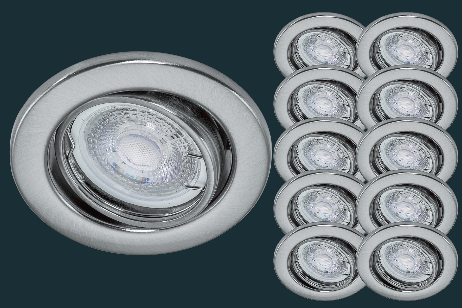 10er-set-led-einbaustrahler-flach-5-watt-mr50-38-881545 10er Set LED Einbaustrahler flach 5 Watt, MR50 38°