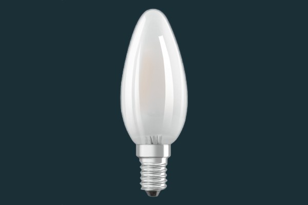 Osram LED Kerzenform E14, 2.5 W = 25 W, warmweiß