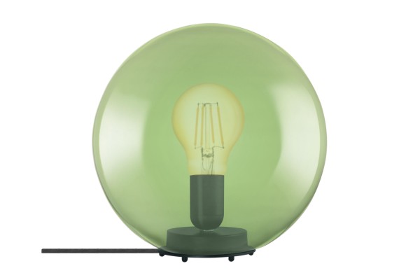 Tischlampe Glas 1906 Bubble, grün, inkl. Leuchtmittel