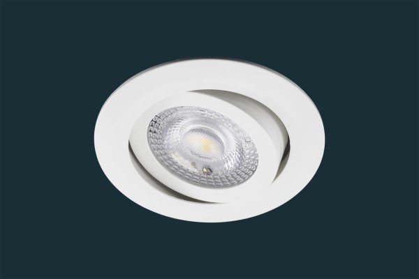 LED Einbaustrahler flach TRI DIM Click, 5W, weiß